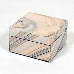 Tucson Square Lacquer Box - Clayton Gray Home - Decorative Accents