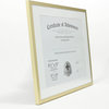 11x14 Dual Use Gold Aluminum Document Frame