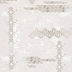 Luxury Lace Pattern Rug in Cream - Area Rugs