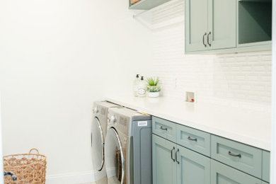 Inspiration for a laundry room remodel in Los Angeles
