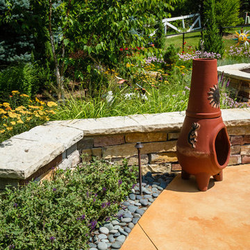 Southwestern Stone Wall - Cedarburg