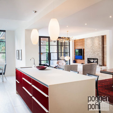 Highland Village soft modern Poggenpohl kitchen