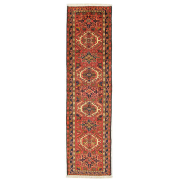 Persian Rug Gharadjeh 9'3"x2'5" Hand Knotted