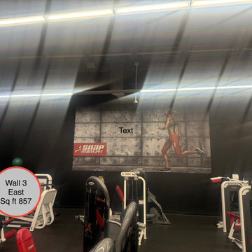 Snap Fitness Interior Paint Job