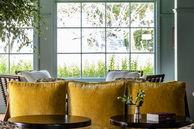 Inspiration for a living room remodel in Bridgeport