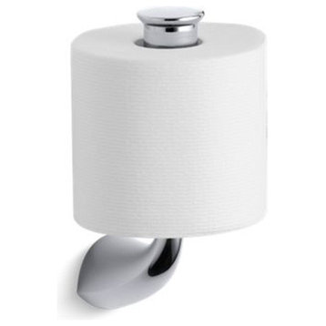 Kohler Alteo Vertical Toilet Tissue Holder, Polished Chrome