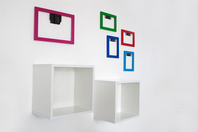 Inspiration for a modern living room remodel in Tel Aviv