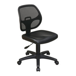 Black Mesh Back Task office Chair - Office Chairs