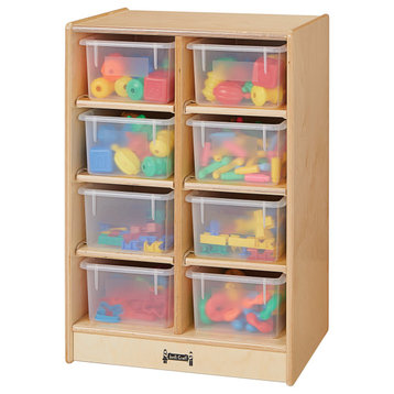 Jonti-Craft 8 Cubbie-Tray Mobile Unit - without Trays