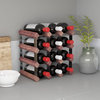 vidaXL Wine Rack for 12 Bottles Wine Bottle Holder Rack Brown Solid Wood Pine