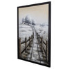 Yosemite Hand Painted On Canvas Wall Art With Black And White Finish 3230093