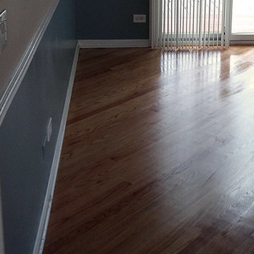 NEW RED OAK FLOOR - SATIN FINISH