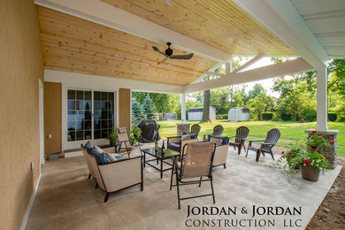 Inspiration for a patio remodel in Cleveland