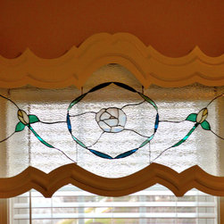 Juno Cornice design. - Stained Glass Panels
