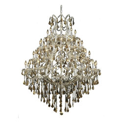 Elegant Lighting - Elegant Lighting 2801G46C-GT/SS Chandelier Maria Theresa - Ceiling Lighting