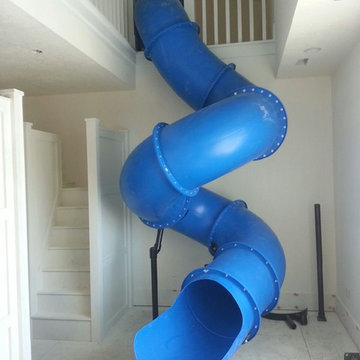 Custom Interior Home Tube Slide
