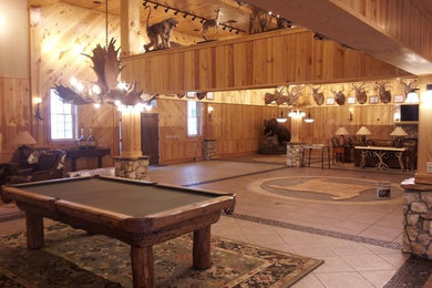 Montana Rustic Game Room