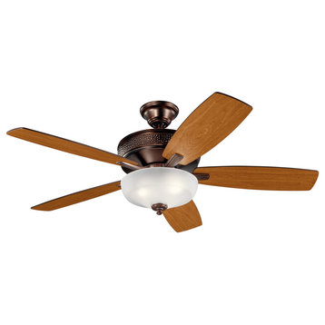 Kichler 339413 Monarch II Select 52" 5 Blade Indoor Ceiling Fan - Oil Brushed