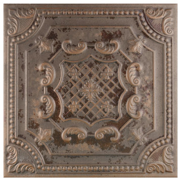 Fitz Copper Ceramic Wall Tile