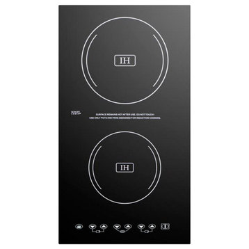 Summit SINC2220 12"W Built-In Electric Induction Cooktop - Black