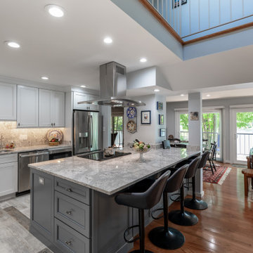 Galley Kitchen Transformed into Gem of the House in Reston VA