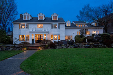 Traditional exterior home idea in Seattle
