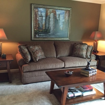 Arts and Crafts Living Room in South Bend