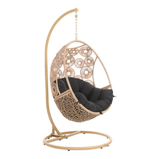 Modern Bay Swing Chair - Contemporary - Hammocks And Swing Chairs - by Zuri  Furniture | Houzz