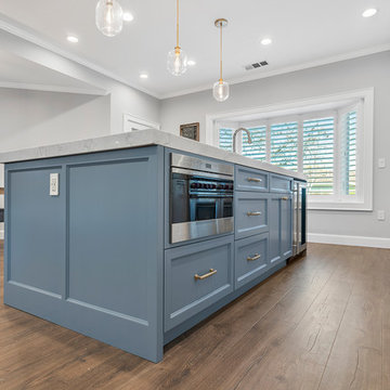 Transitional Style | Kitchen Living Laundry