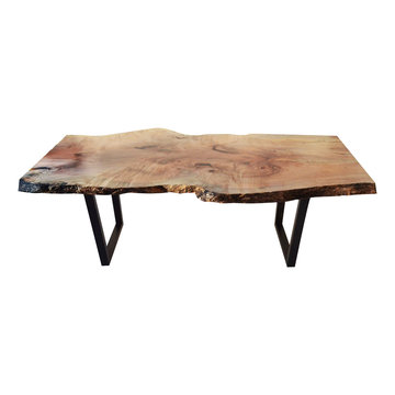 WOODLYNNS EDGE " Live edge slab table and woodwork "