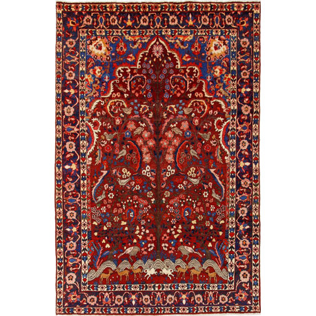 Persian Rug Bakhtiari Old 10'4"x6'10"