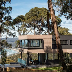 Lorne, Victoria | DecoClad &lsquo;V-Groove&rsquo; in DecoWood &lsquo;Weathered Timber&rsquo; - Wall Cladding & Stone Veneer