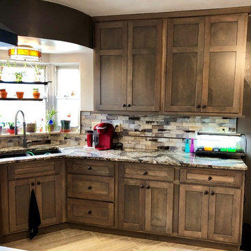 Walcott IA Kitchen Remodel Koch Driftwood Cambria Harlech Kitchenaid