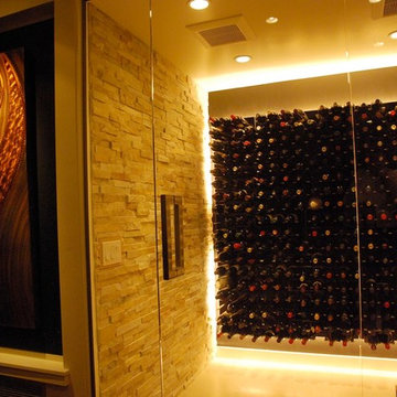 Glass Wine Cellar - Laguna Niguel, California