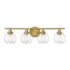 Carson, Warm Brass, 4-Light Bath