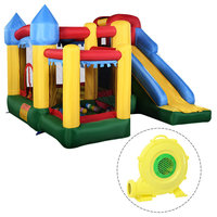 Costway Mighty Inflatable Bounce House Castle Jumper Moonwalk w/680W Blower New