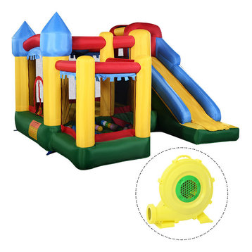 Costway Mighty Inflatable Bounce House Castle Jumper Moonwalk w/680W Blower New