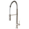 ALFI brand ABKF3732-BN Brushed Nickel Commercial Spring Kitchen Faucet