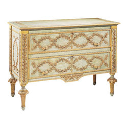 Inviting Home Inc. - Hand-Painted Tuscan Chest - Accent Chests And Cabinets