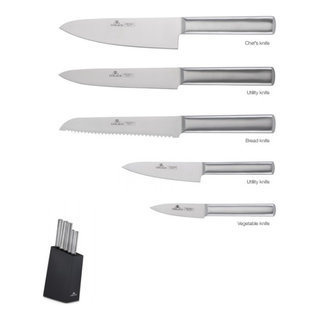 Miracle Blade World Class 18 Piece Knife Set, Kitchen Knives with Wood Block  