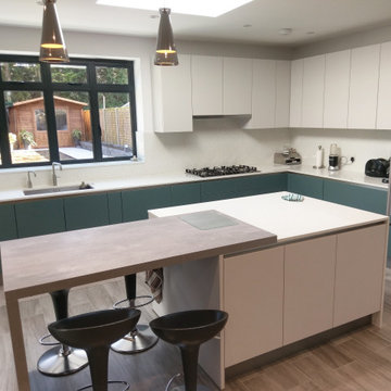 Sleek Kitchen Design in Headstone By  Kudos Interior Designs