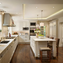floor stain, kitchen backsplash, and quartz