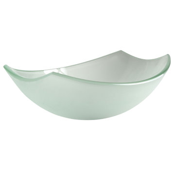 ANZZI Magician Vessel Sink, Frosted Finish