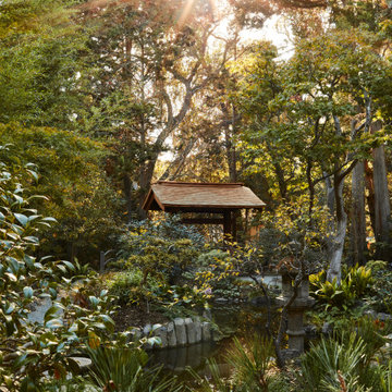 Japanese garden entrance gate