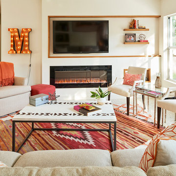 Midcentury Living Room