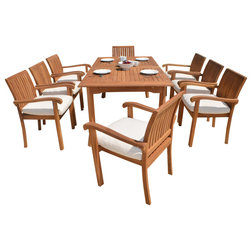 Contemporary Outdoor Dining Sets by Teak Smith