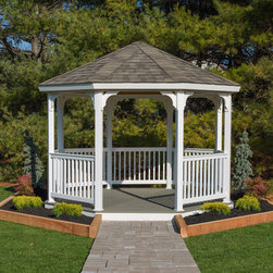 12&prime; Vinyl Octagon Gazebo Kit - Gazebos