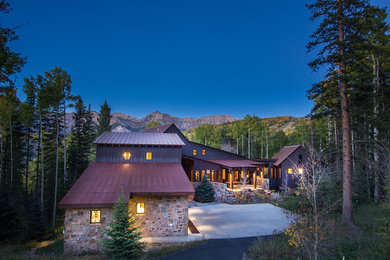 Trendy exterior home photo in Denver