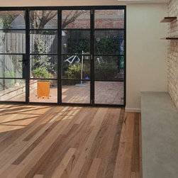 Fitzroy Renovation: Recycled Messmate Flooring - Hardwood Flooring