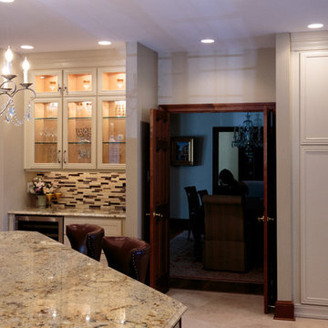 Elegant Ivory Retreat | Warm Neutrals & Textured Mosaic Accents
